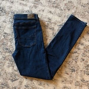 American Eagle dark denim jeans size 12 X-long